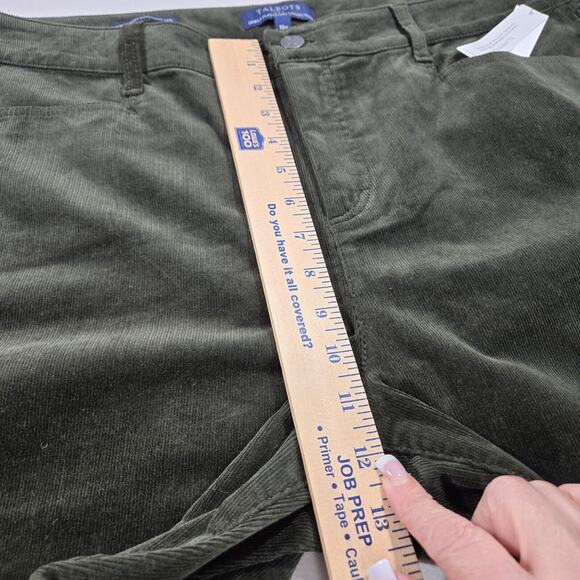 Talbots Simply Flattering Corduroy Jeans 18W Slimming High Waist Straight Leg - Picture 11 of 13